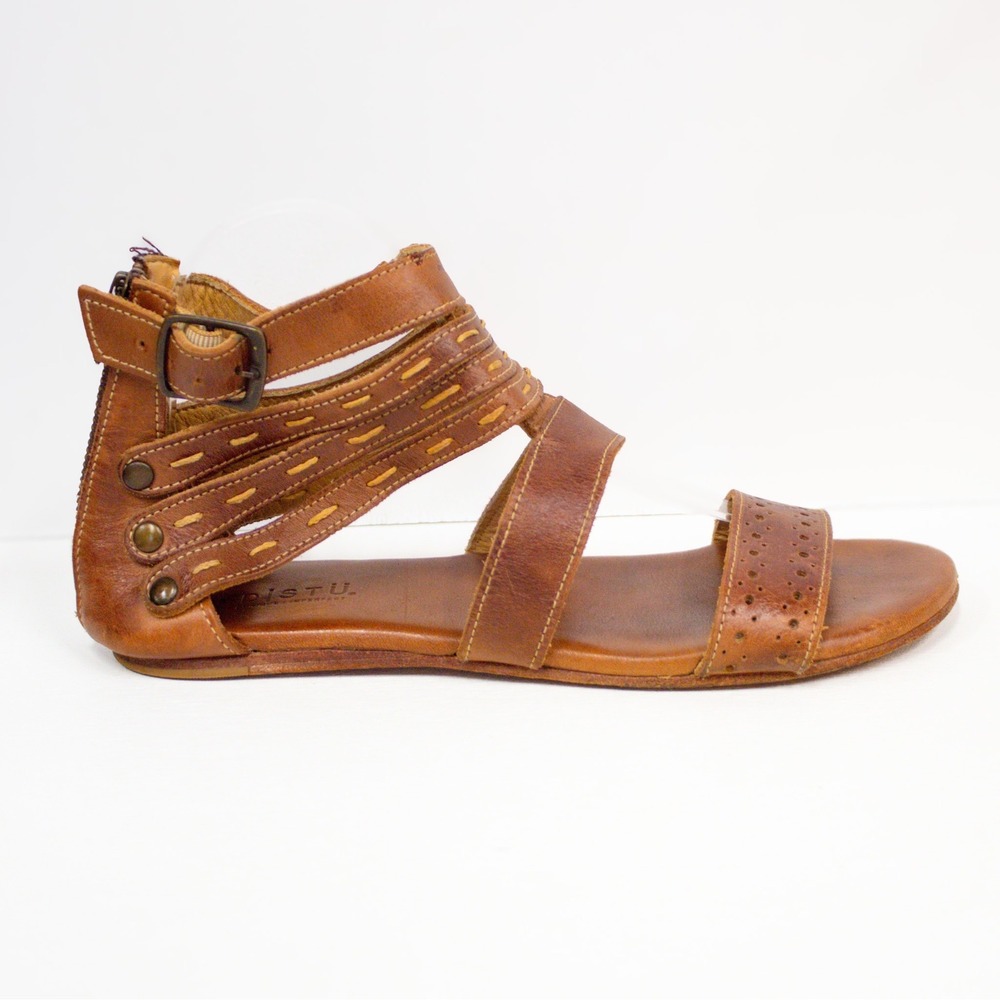 Bed Stu Artemis Leather Sandals in Tan Rustic Size 10 - Picture 12 of 12